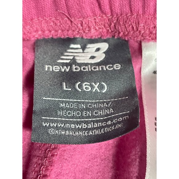New Balance Girls Pink Athletic Shorts Size S 6X Elastic Waist Lightweight - Picture 5 of 5